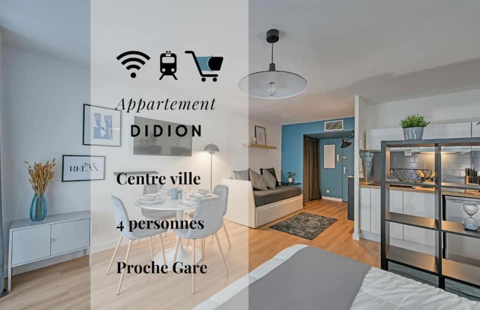 063 - Studio Didion, Centre Gare St Roch, Clim, Balcon,4Pers มงต์เปอลิเยร์ ภายนอก รูปภาพ
